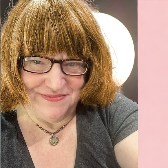 Reversible Metal Circles Pendant Purple Beaded Necklace! - Picture 1 of 15